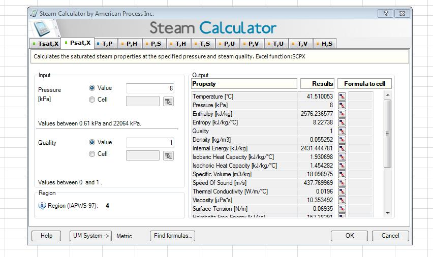 Steam Properties