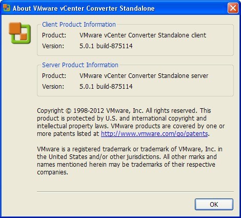 Vmware Converter Vmware Infrastructure Server Details - Software And Shareware