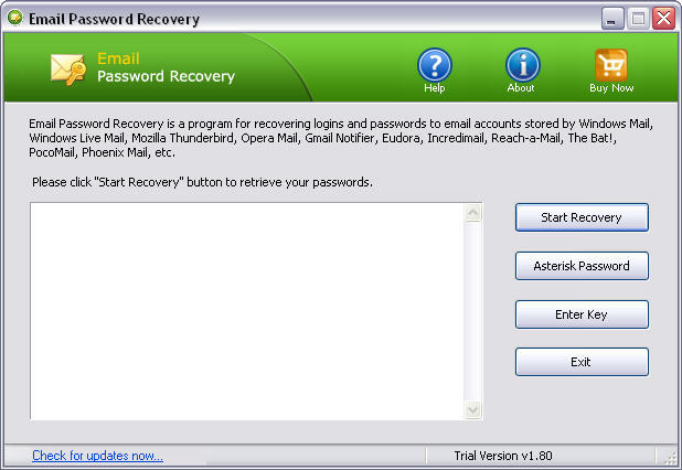 Password recovery software for pc