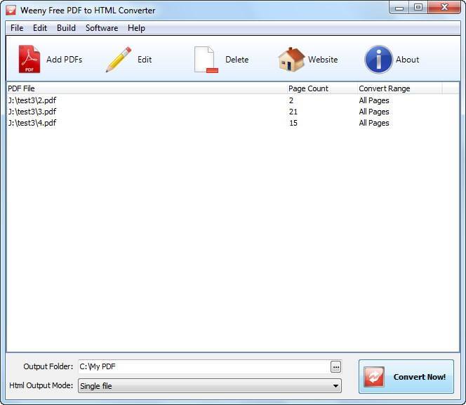 Weeny Free Pdf To Html Converter Latest Version Get Best Windows Software