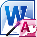 MS Word Import Multiple Access Files Software icon