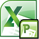 Excel Import Multiple MS Project Files Software icon