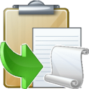 Paste As File icon