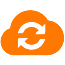 Orange Cloud icon