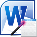 MS Word Import Multiple Text Files Software icon