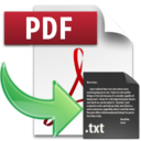 PDF to TEXT icon