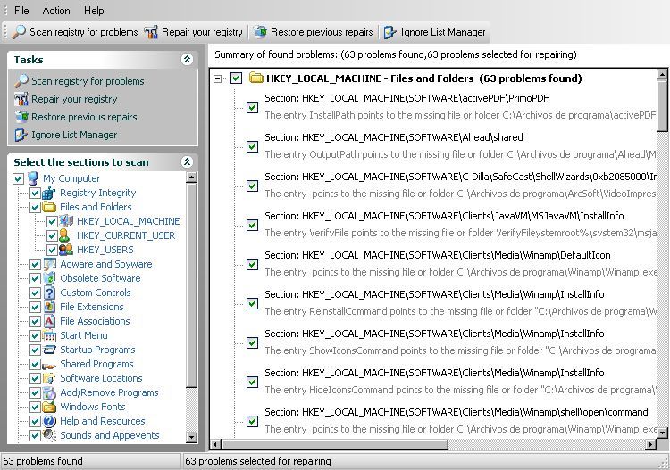 Glary Utilities - Screenshot #26