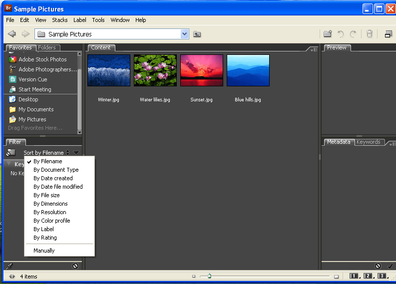 Adobe Bridge CC - Screenshot #4