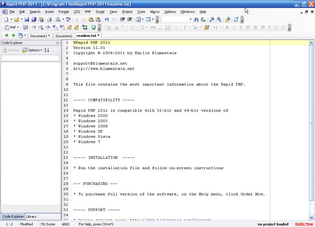 Rapid PHP - Screenshot #4