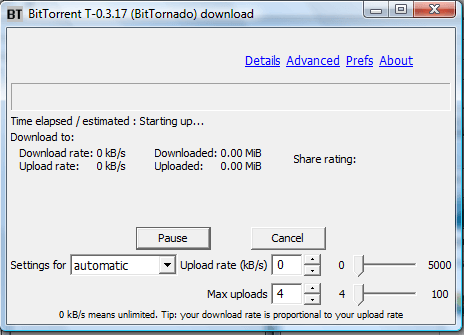 BitTornado - Screenshot #2