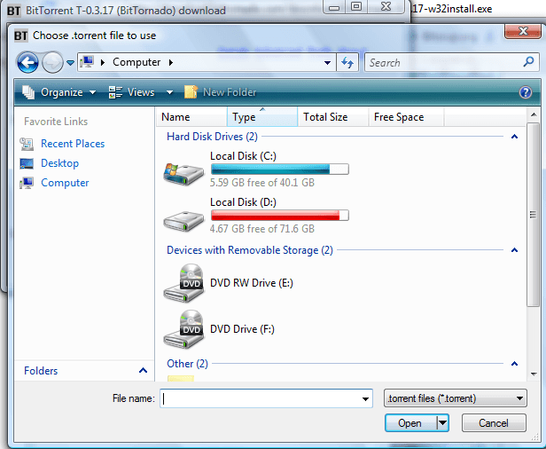 BitTornado - Screenshot #1