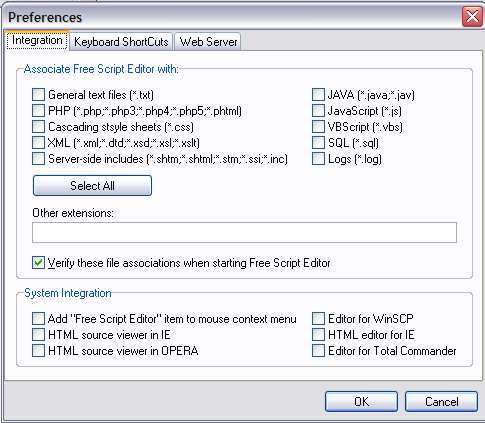 Free Script Editor - Screenshot #1