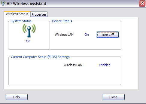 Hp wireless assistant что это