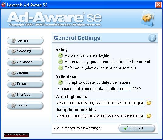 Ad-Aware SE Personal - Screenshot #4
