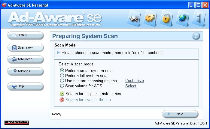 Ad-Aware SE Personal - Screenshot #3
