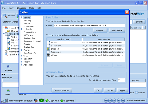 frostwire for windows 7 32 bit download
