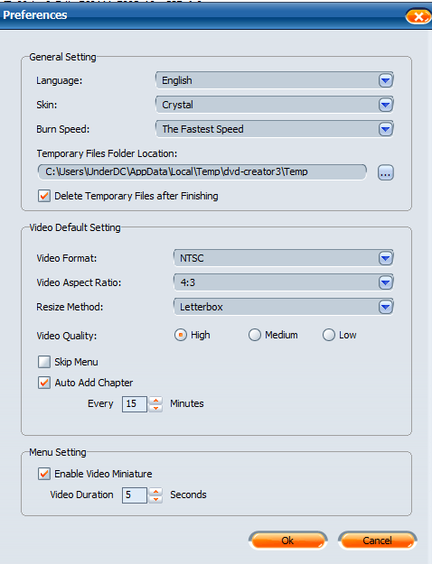 Xilisoft DivX to DVD Converter - Screenshot #9