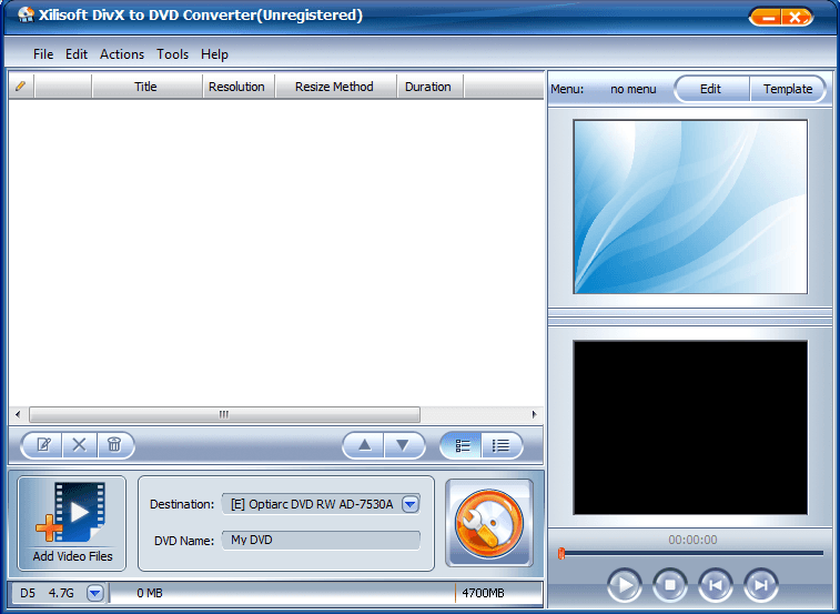 Xilisoft DivX to DVD Converter - Screenshot #8