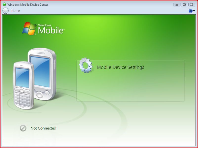 Windows Mobile Device Center - Screenshot #3