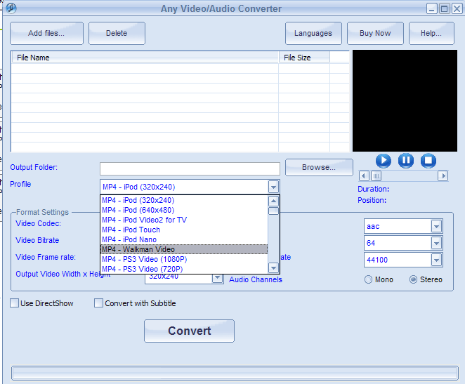 Any Video-Audio Converter - Screenshot #12