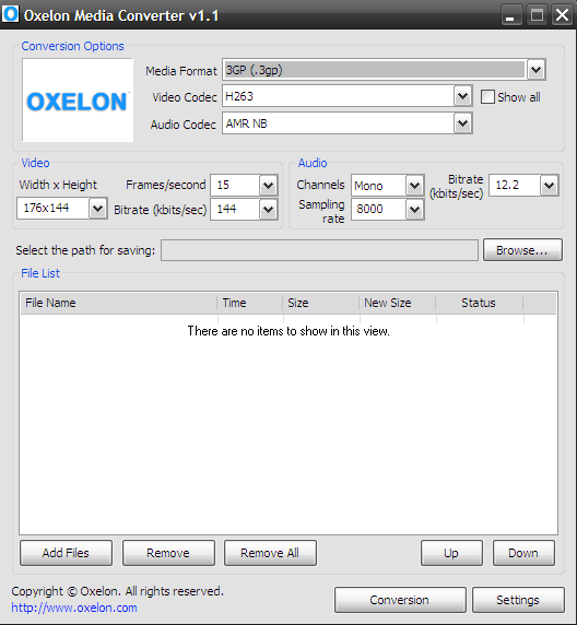 Oxelon Media Converter - Screenshot #4