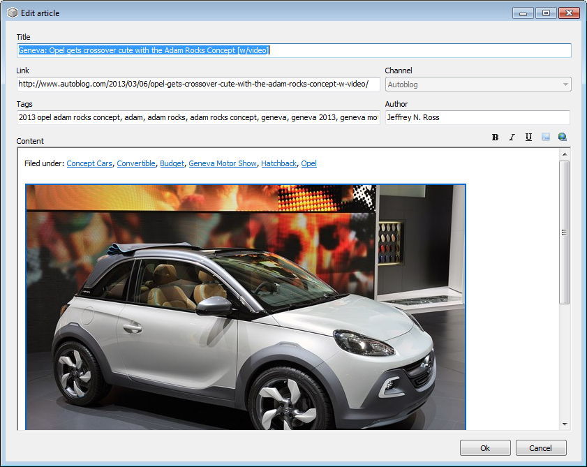 FeedReader - Screenshot #4