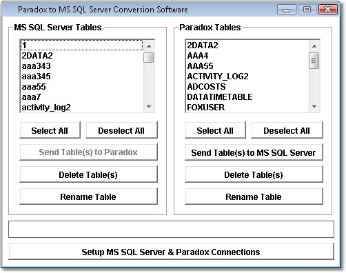 sobolsoft paradox to mysql