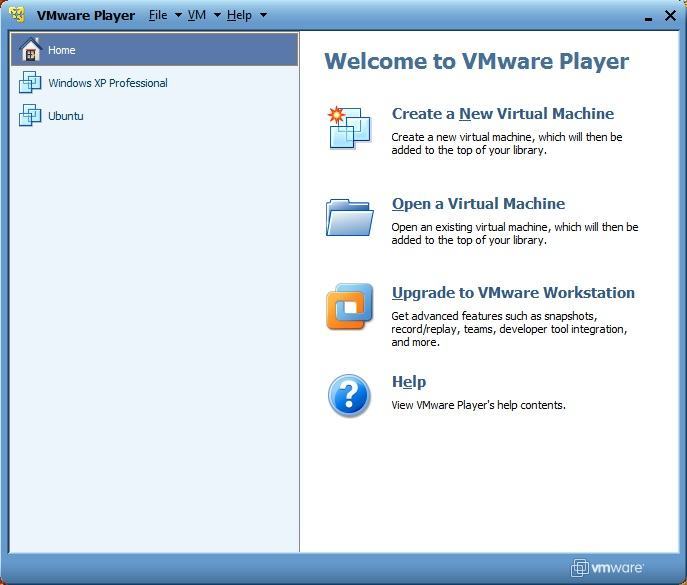 vmware player workstation