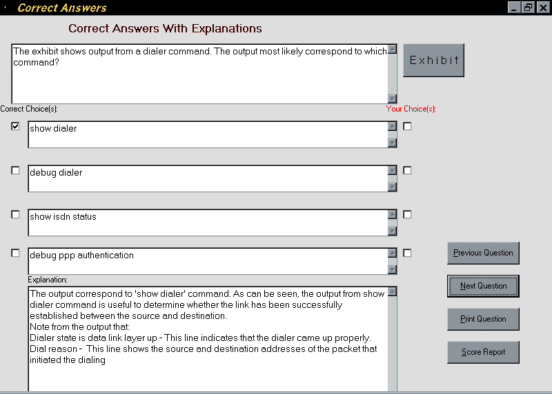 Cisco Press CCNA INTRO Test - Screenshot #1