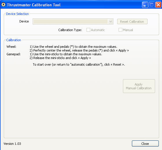 Thrustmaster Calibration Tool latest version Get best Windows software