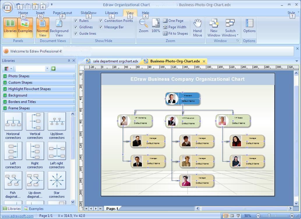 EDraw Organizational Chart Latest Version - Get Best Windows Software