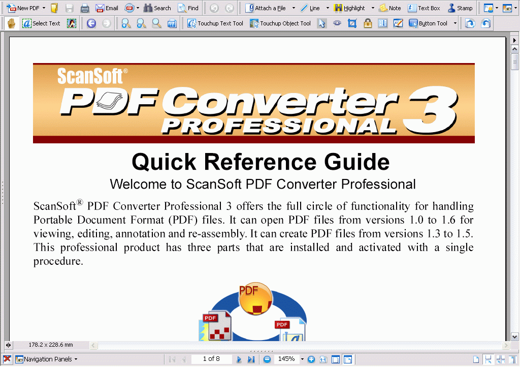 ScanSoft PDF Converter - Screenshot #4