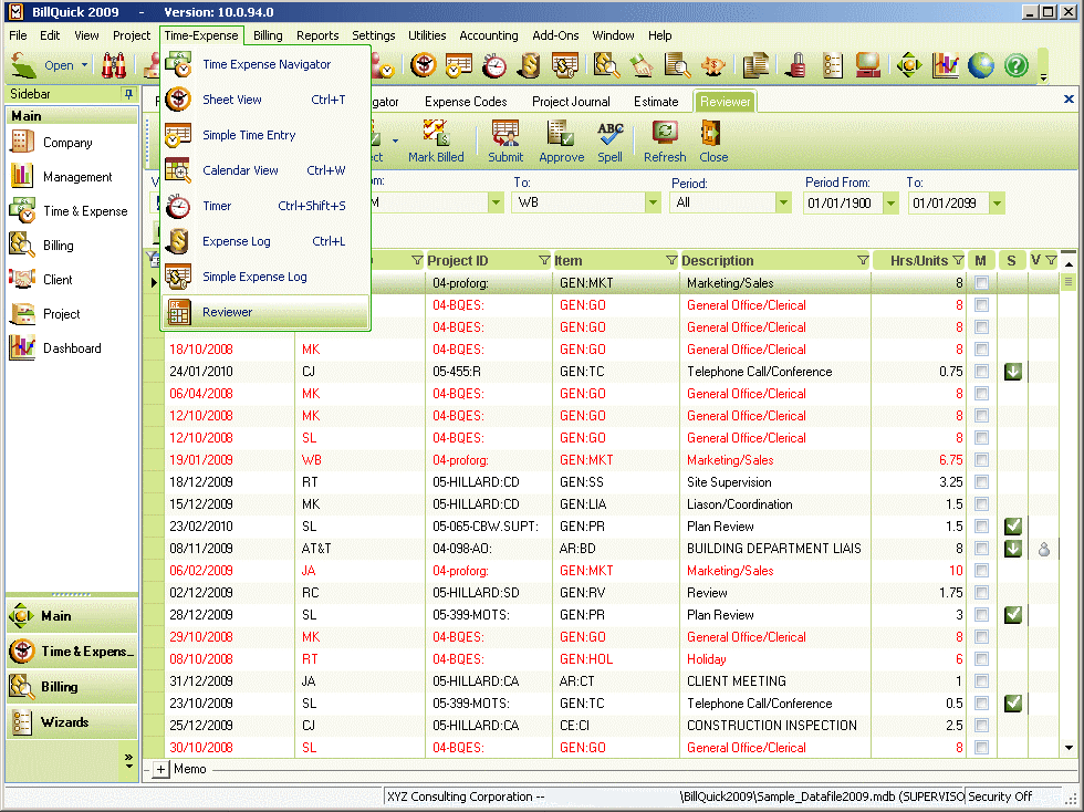 BillQuick 2009 latest version - Get best Windows software