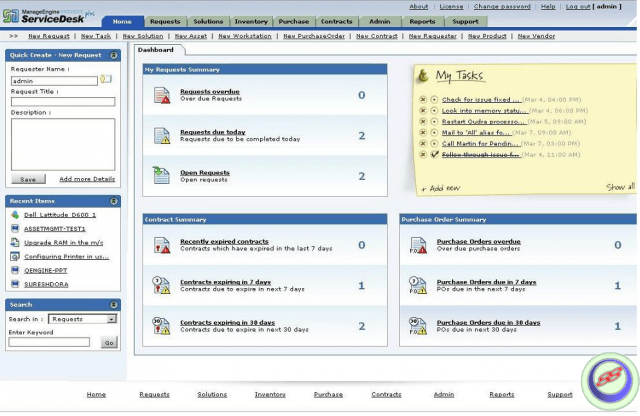 ManageEngine ServiceDesk Plus - Screenshot #4