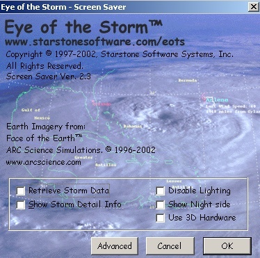 Eye of the Storm Screen Saver - Screenshot #3