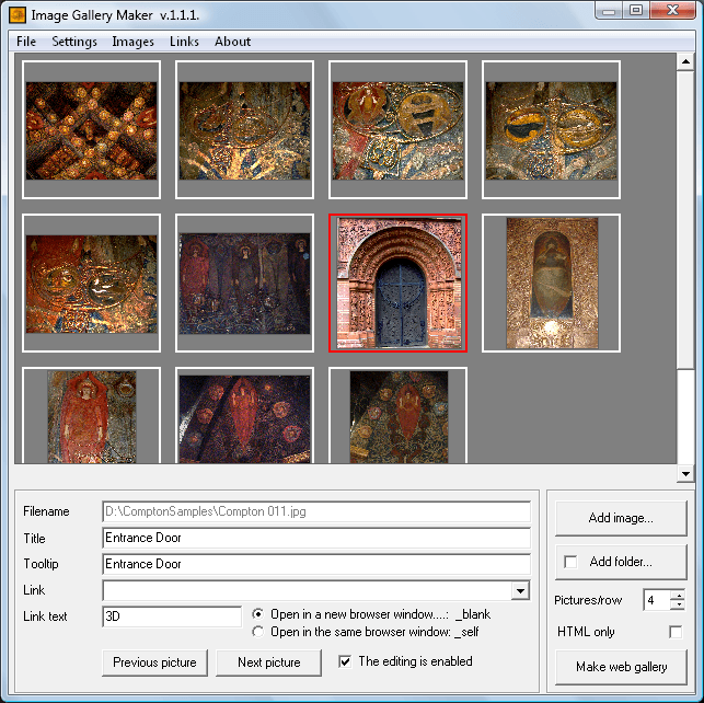 Image Gallery Maker latest version Get best Windows software