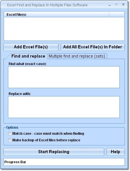 Excel Find and Replace In Multiple Files Software download for free