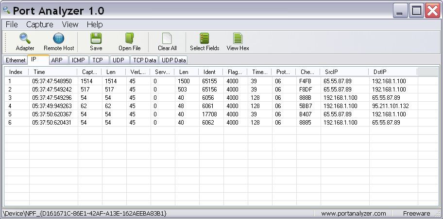 Port Analyzer latest version - Get best Windows software