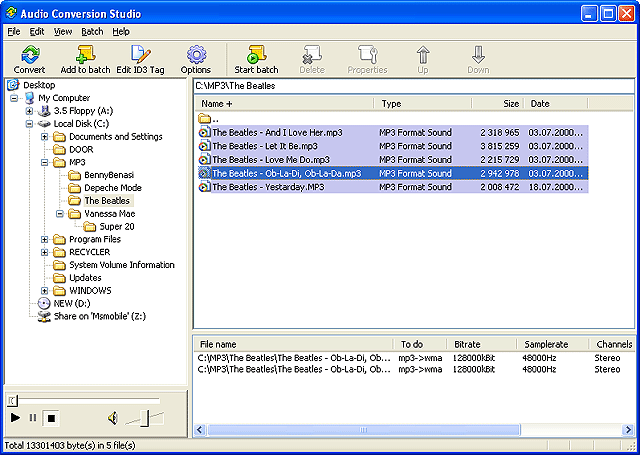 Audio Conversion Studio - Screenshot #6