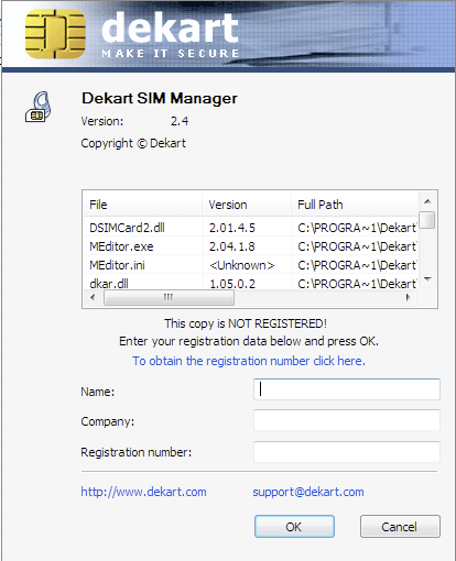 Dekart SIM Manager - Screenshot #5