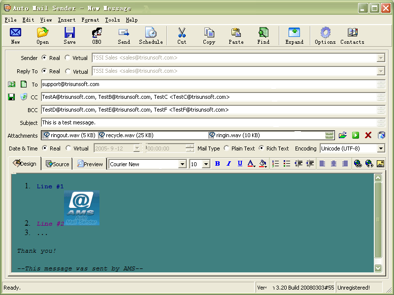 Auto email. Auto email
