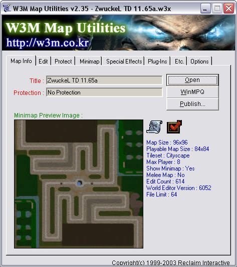 W3M Map Utilities - Screenshot #1