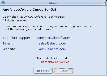 Any Video-Audio Converter - Screenshot #10