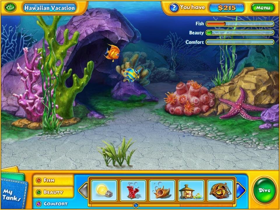 can i get more aquariums for my fishdom h2o game