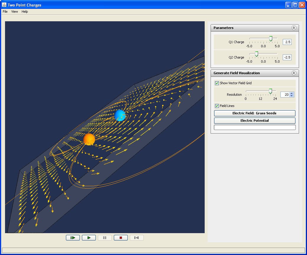 Two Point Charges Simulation latest version - Get best Windows software