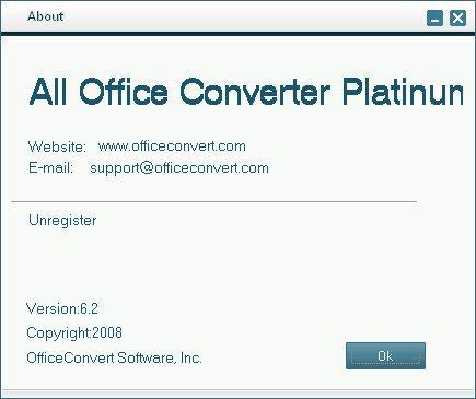 All Office Converter Platinum - Screenshot #7