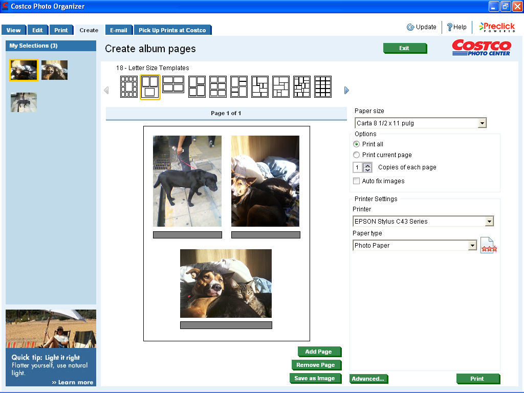 Costco Photo Organizer - Screenshot #1
