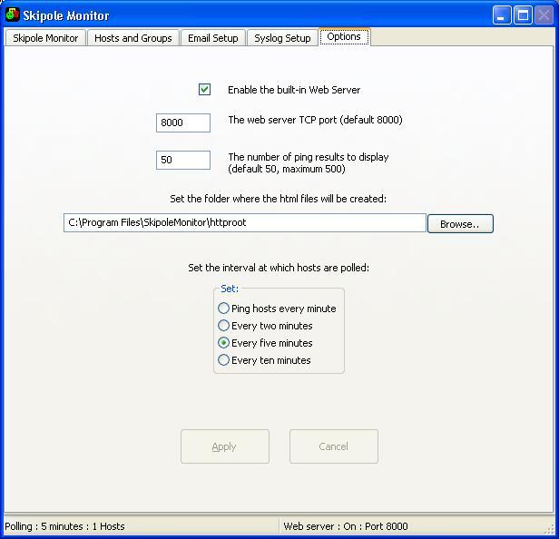 SkipoleMonitor - Screenshot #1