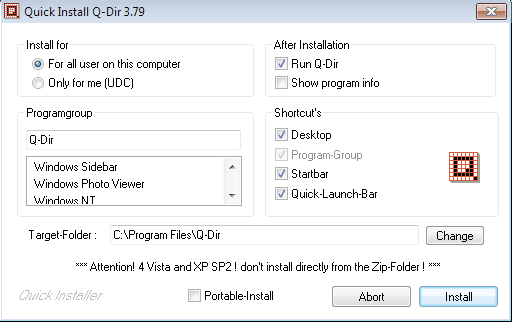 issue using running q-dir issue using running q-dir