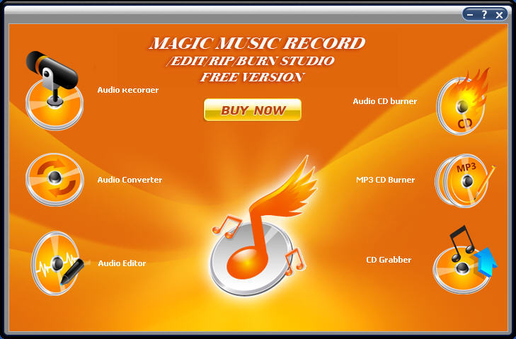 Magic Music RecordEditRipBurn Studio Pro - Screenshot #1